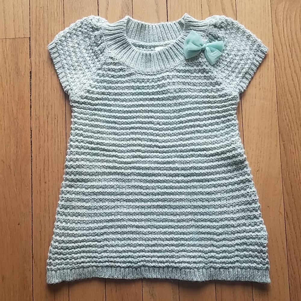 Baby girl Mint Green Sweater Dress
